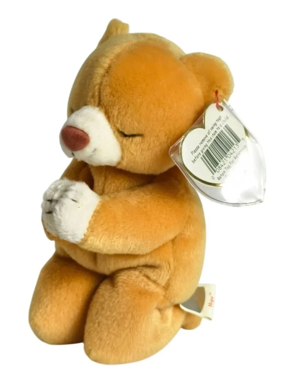 Ty Beanie Baby Hope Bear Praying Plush 1998 MWMT Retired Collectible 03-23 DOB